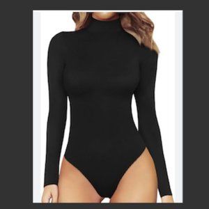 Black Long Sleeve Bodysuit